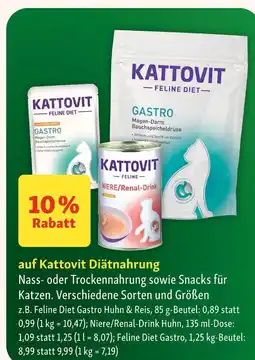 Fressnapf Kattovit katzenfutter feline diet gastro huhn & reis Angebot