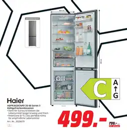 MediaMarkt Haier hdpr3620cnpd 2d 60 series 3 kühlgefrierkombination Angebot
