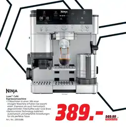 MediaMarkt Ninja luxe café espressomaschine Angebot