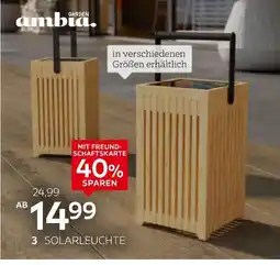XXXLutz Ambia garden solarleuchte „santini“ Angebot