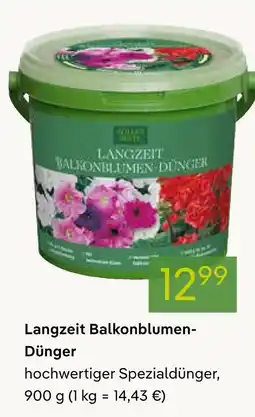 Pflanzen Kölle Langzeit balkonblumen-dünger Angebot