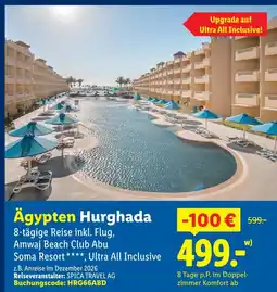 Lidl Spica travel ag amwaj beach club abu soma resort Angebot