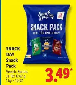 Lidl Snack day snack pack Angebot