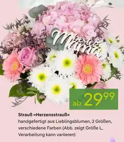 Pflanzen Kölle Strauß herzensstrauß Angebot