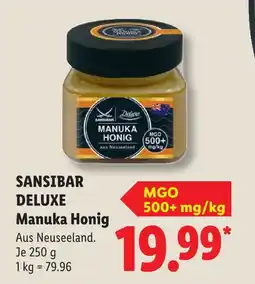 Lidl Sansibar deluxe manuka honig Angebot
