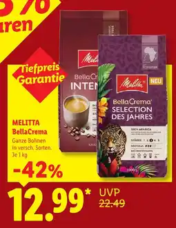 Lidl Melitta bellacrema intenso Angebot