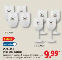 Lidl Sansibar trinkgläser Angebot