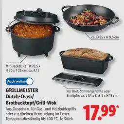 Lidl Grillmeister dutch-oven Angebot