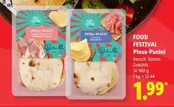 Lidl Food festival pinsa-panini prosciutto cotto & smoked scamorza Angebot