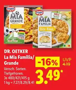Lidl Dr. oetker la mia familia cherry nachos Angebot