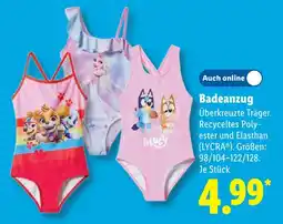 Lidl Badeanzug paw patrol Angebot