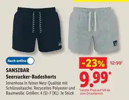 Lidl Sansibar seersucker-badeshorts Angebot