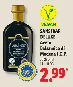 Lidl Sansibar deluxe aceto balsamico di modena i.g.p Angebot