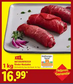 Lidl Xxl metzgerfrisch rinder-rouladen Angebot
