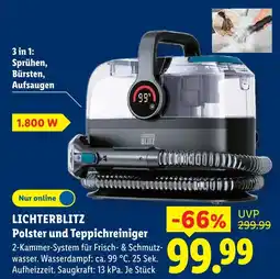 Lidl Lichterblitz polster und teppichreiniger Angebot