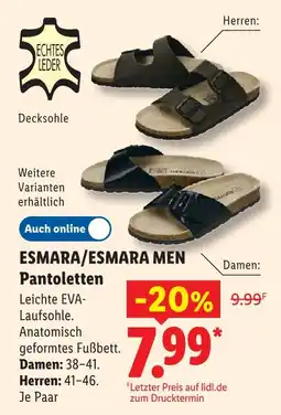 Lidl Esmara pantoletten damen Angebot