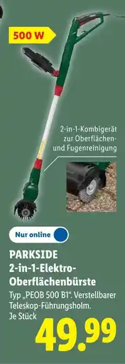 Lidl Parkside 2-in-1-elektro-oberflächenbürste Angebot