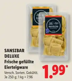 Lidl Sansibar deluxe frische gefüllte eierteigware Angebot