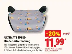 Lidl Ultimate speed kinder-sitzerhöhung Angebot