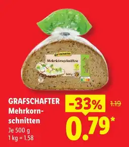 Lidl Grafschafter mehrkornschnitten Angebot
