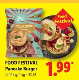 Lidl Food festival pancake burger Angebot