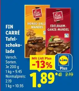 Lidl Fin carré honig-salz-mandel Angebot