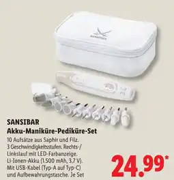 Lidl Sansibar akku-maniküre-pediküre-set Angebot