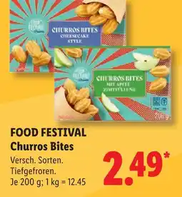Lidl Food festival churros bites cheesecake style Angebot