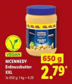 Lidl Mcennedy erdnussbutter xxl Angebot