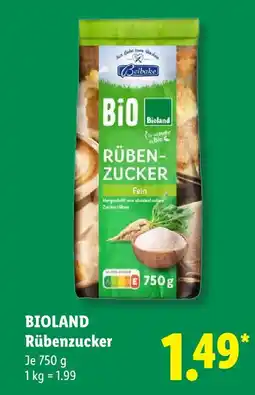 Lidl Bioland rübenzucker Angebot