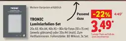 Lidl Tronic laminierfolien-set Angebot