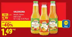 Lidl Valensina milde orange-mango-ananas Angebot