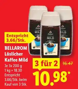Lidl Bellarom löslicher kaffee mild Angebot