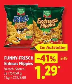 Lidl Funny-frisch erdnuss flippies big Angebot
