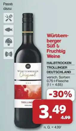 Famila Nord West Württemberger Süß & Fruchtig Weine Angebot