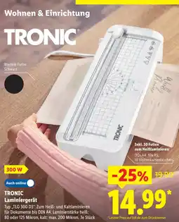 Lidl Tronic laminiergerät typ tlg 300 d3 Angebot