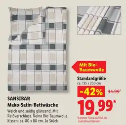 Lidl Sansibar mako-satin-bettwäsche Angebot