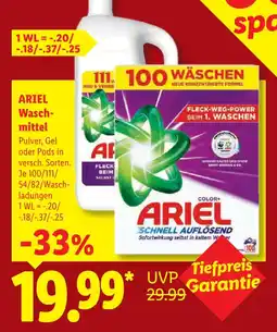 Lidl Ariel waschmittel Angebot