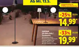 Lidl Sansibar led-akku-steh-/tischleuchte Angebot