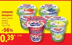 Lidl Ehrmann almighurt erdbeere Angebot