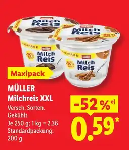 Lidl Müller milchreis xxl Angebot