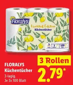 Lidl Floraly's küchentücher Angebot