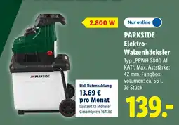 Lidl Parkside elektro-walzenhäcksler Angebot