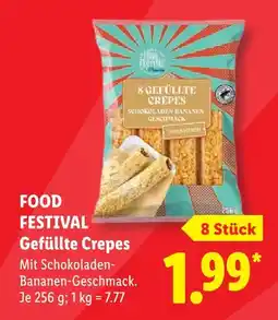 Lidl Food festival gefüllte crepes Angebot