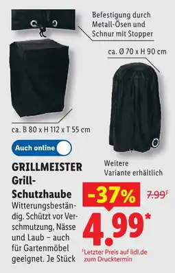 Lidl Grillmeister grill-schutzhaube Angebot