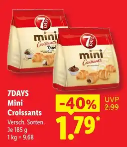 Lidl 7days mini croissants Angebot