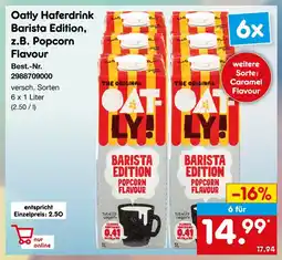 Netto Marken-Discount Oatly haferdrink barista edition popcorn flavour Angebot