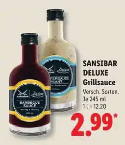 Lidl Sansibar deluxe barbecue sauce Angebot