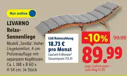 Lidl Livarno relax-sonnenliege Angebot