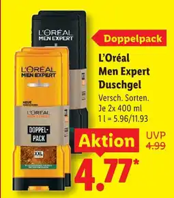 Lidl L'oréal men expert duschgel Angebot
